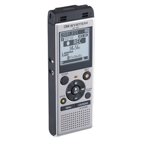 Olympus | Digital Voice Recorder | WS-882 | Silver | MP3 playback